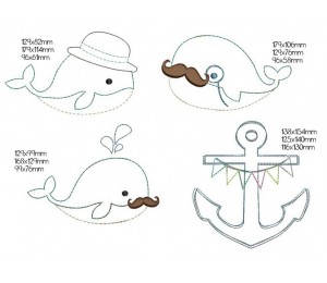 Stickserie - Mr. Gentleman Doodle